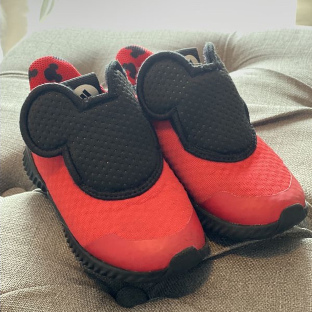 Toddler Mickey Mouse adidas sneakers